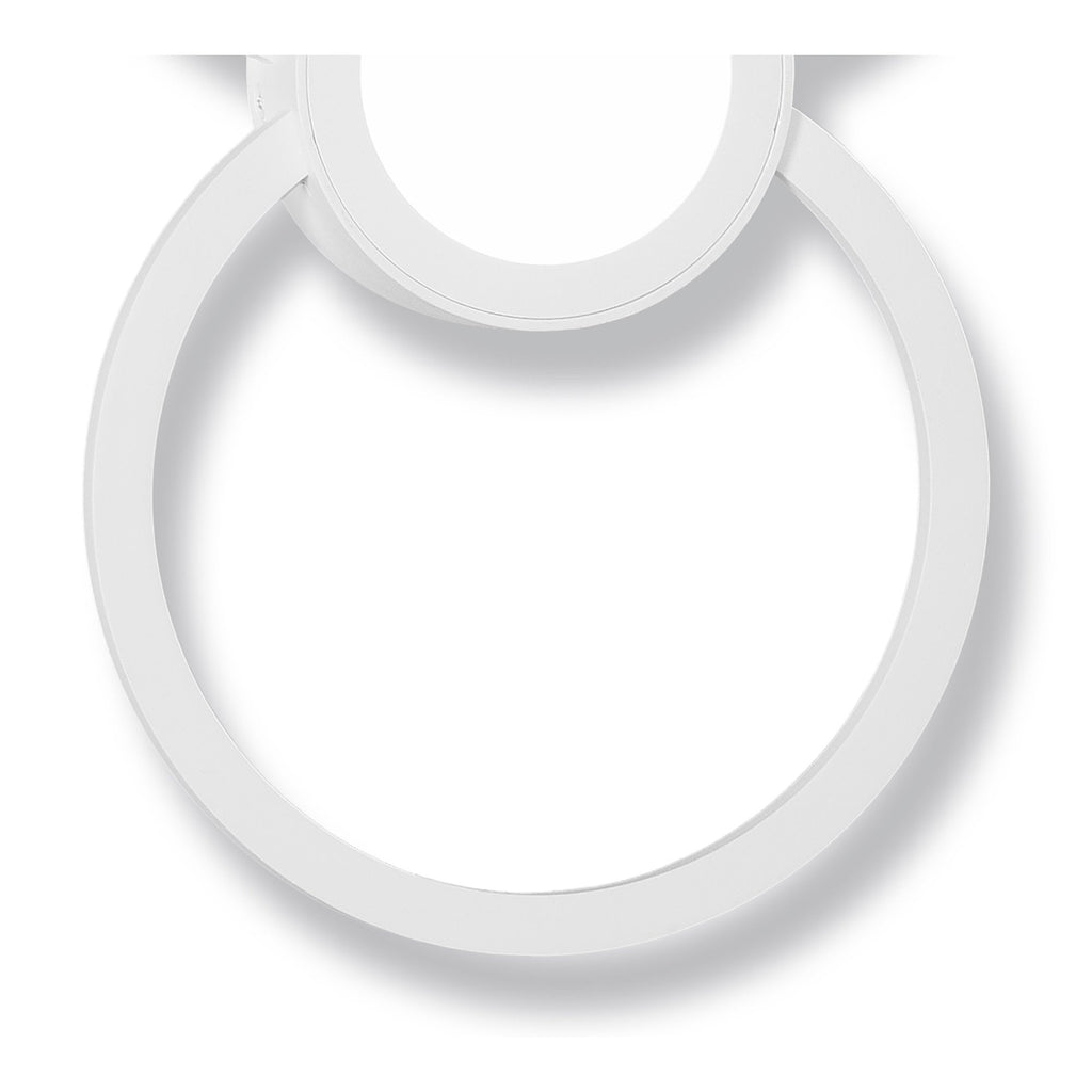 M6230 Mural Wall Lamp Circles 24W White