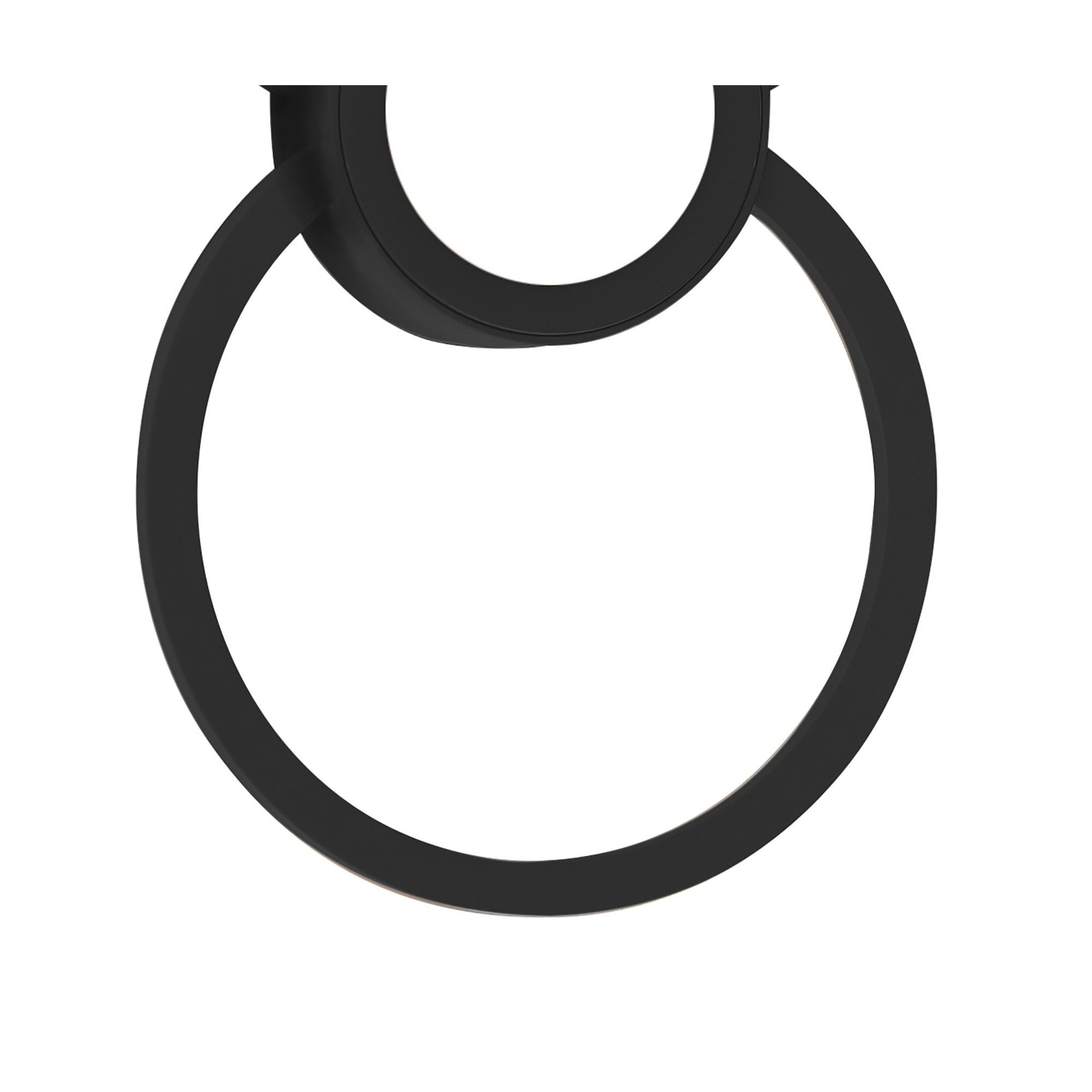 M7460 Mural Wall Lamp Circles 24W Matt Black