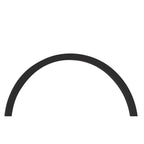 M7460 Mural Wall Lamp Circles 24W Matt Black