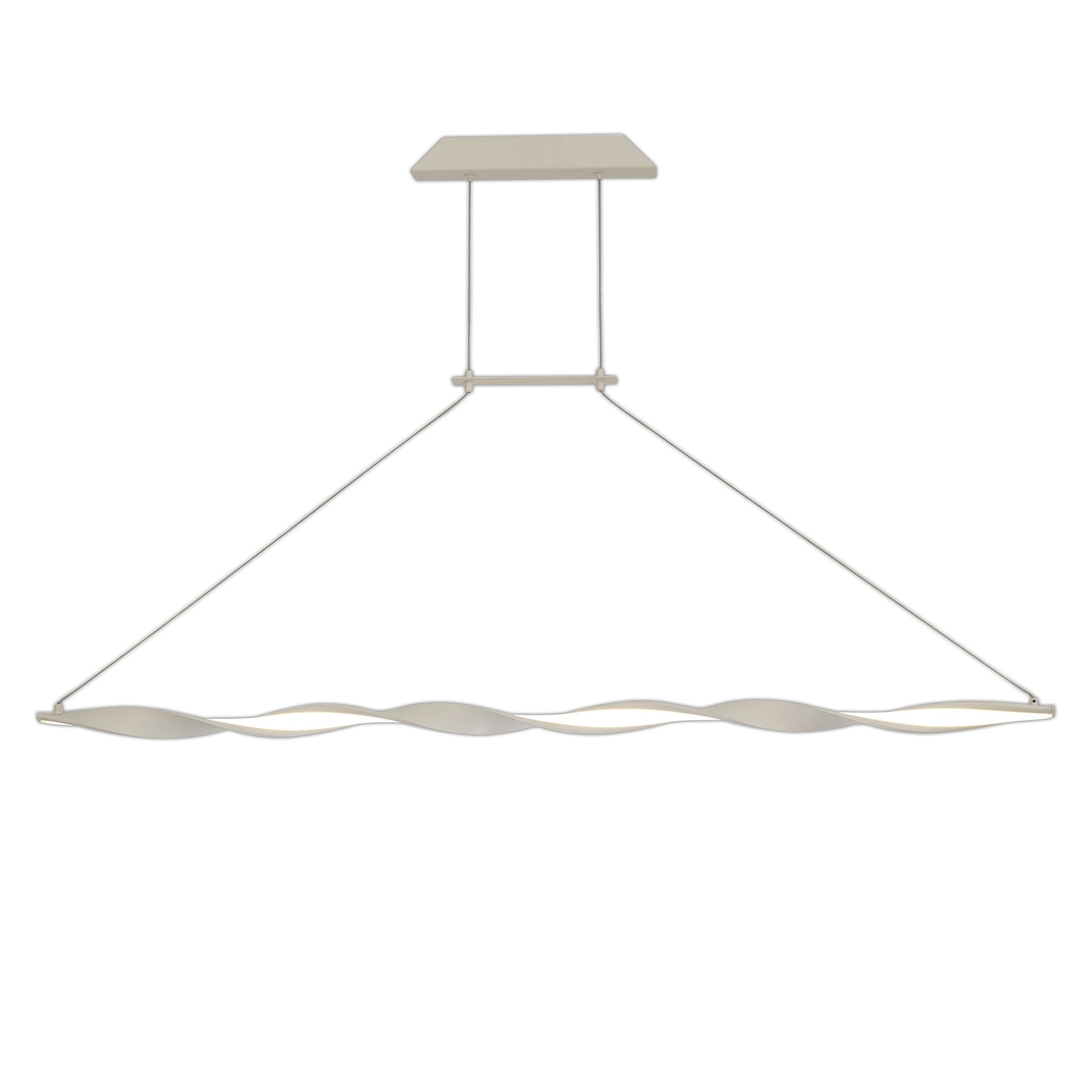 M6572 Madagascar Linear Pendant 33W LED Sand White