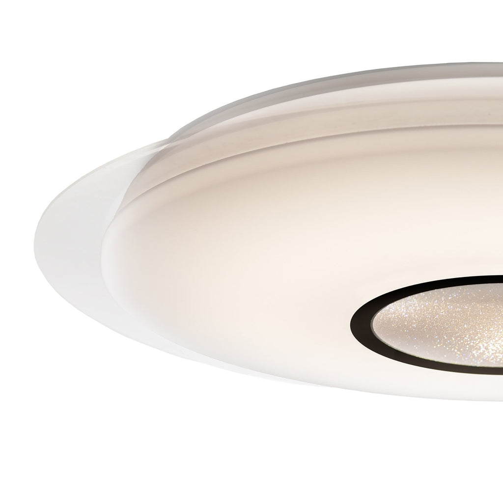 M3694 Maldivas 40W Tuneable White -6000K Dimmable Flush Fitting Remote Control