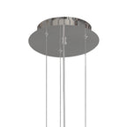 M5876 Manta Pendant 65cm Round 20W LED Chrome / White