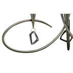 M1640AB Mara Pendant 3 Light E14 Antique Brass Ivory White Shades