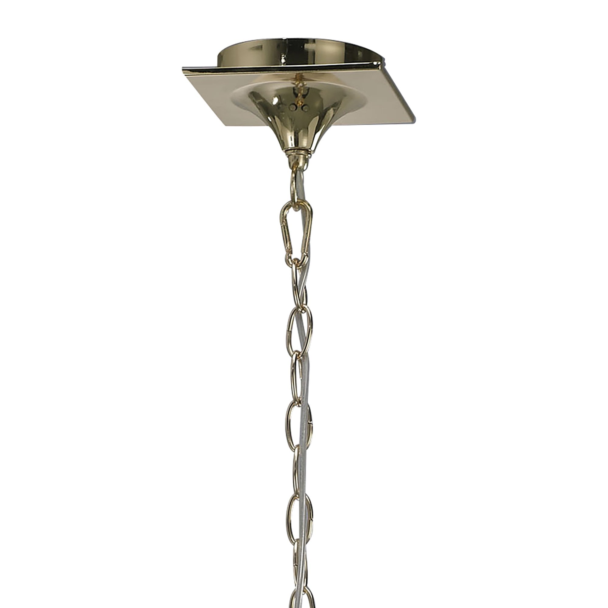 M1640FG/BS Mara Pendant 3 Light E14 French Gold Black Shades