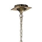 M1640FG Mara Pendant 3 Light E14 French Gold Ivory White Shades