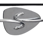 M1648/S/BS Mara Wall Lamp Switched 2 Light Polished Chrome Black Shade
