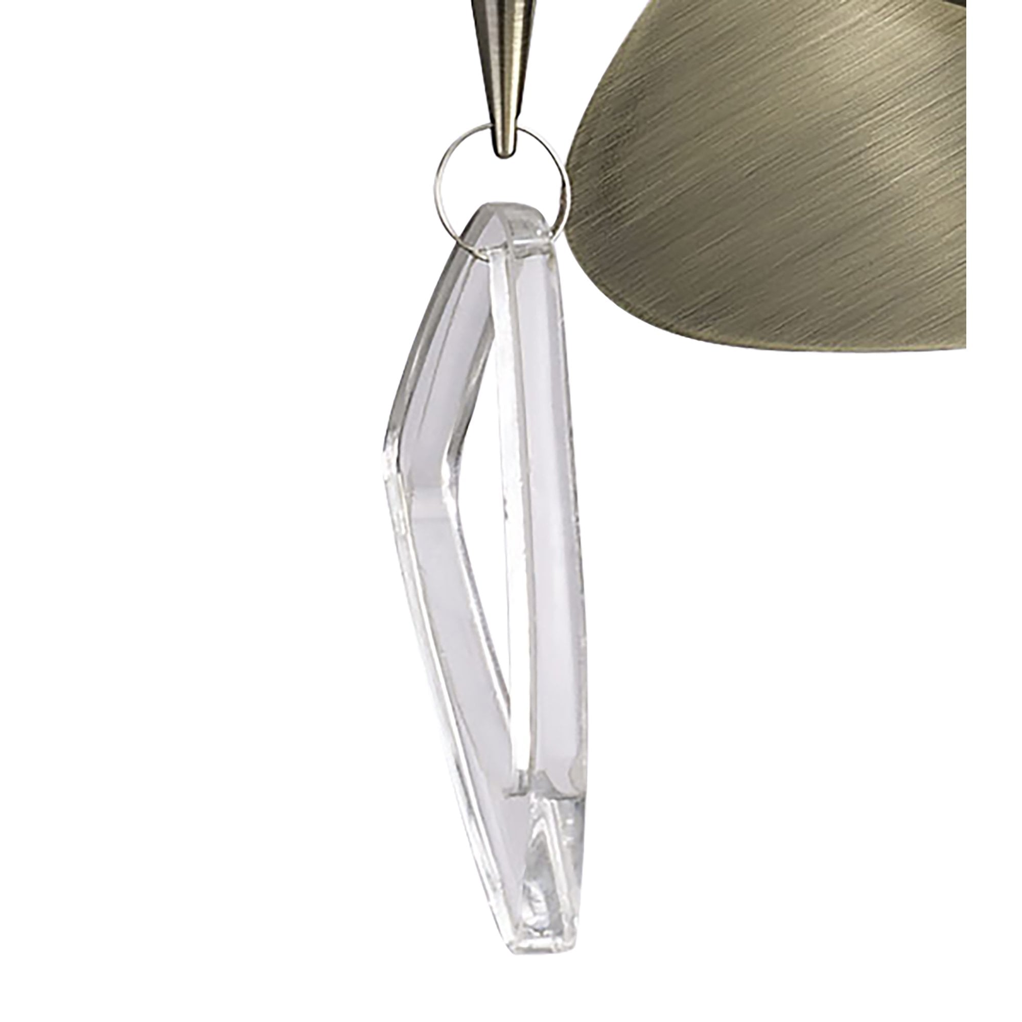M1648AB Mara Wall Lamp 2 Light E14 Antique Brass Ivory White Shade