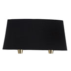 M1648FG/S/BS Mara Wall Lamp Switched 2 Light E14 French Gold Black Shade