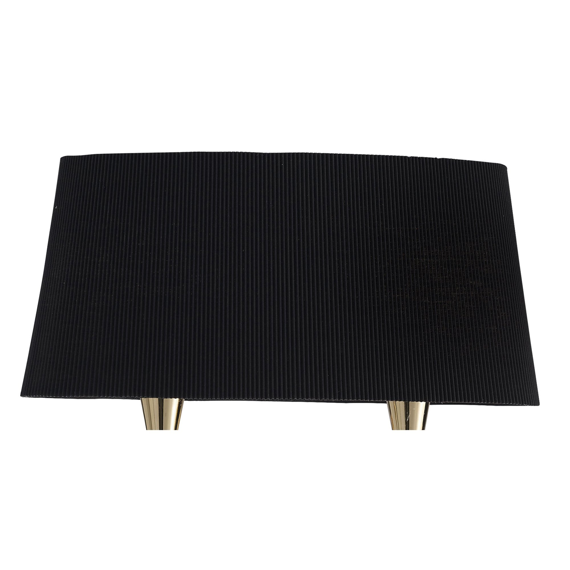 M1648FG/S/BS Mara Wall Lamp Switched 2 Light E14 French Gold Black Shade