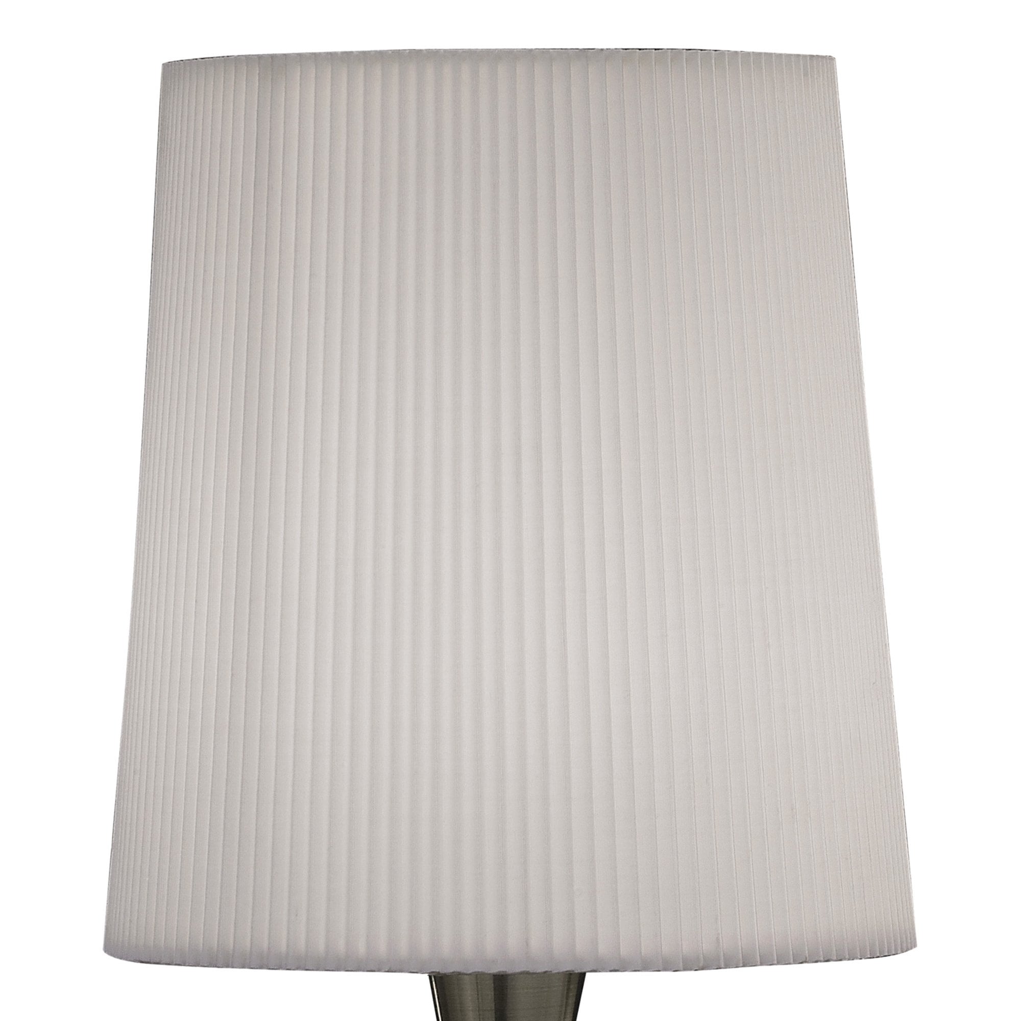 M1649AB Mara Table Lamp 1 Light E14 Small Antique Brass Ivory White Shade