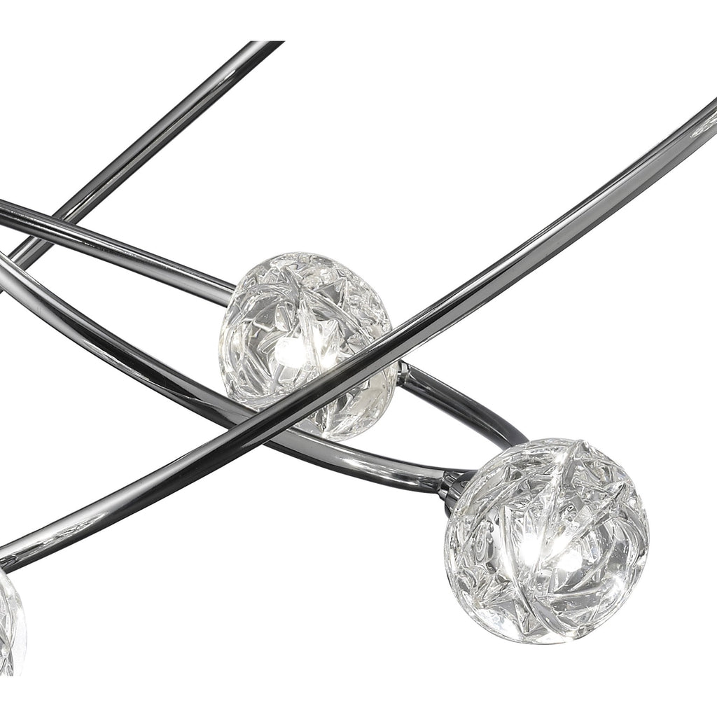 M3940 Maremagnum Ceiling 8 Light G9 Polished Chrome