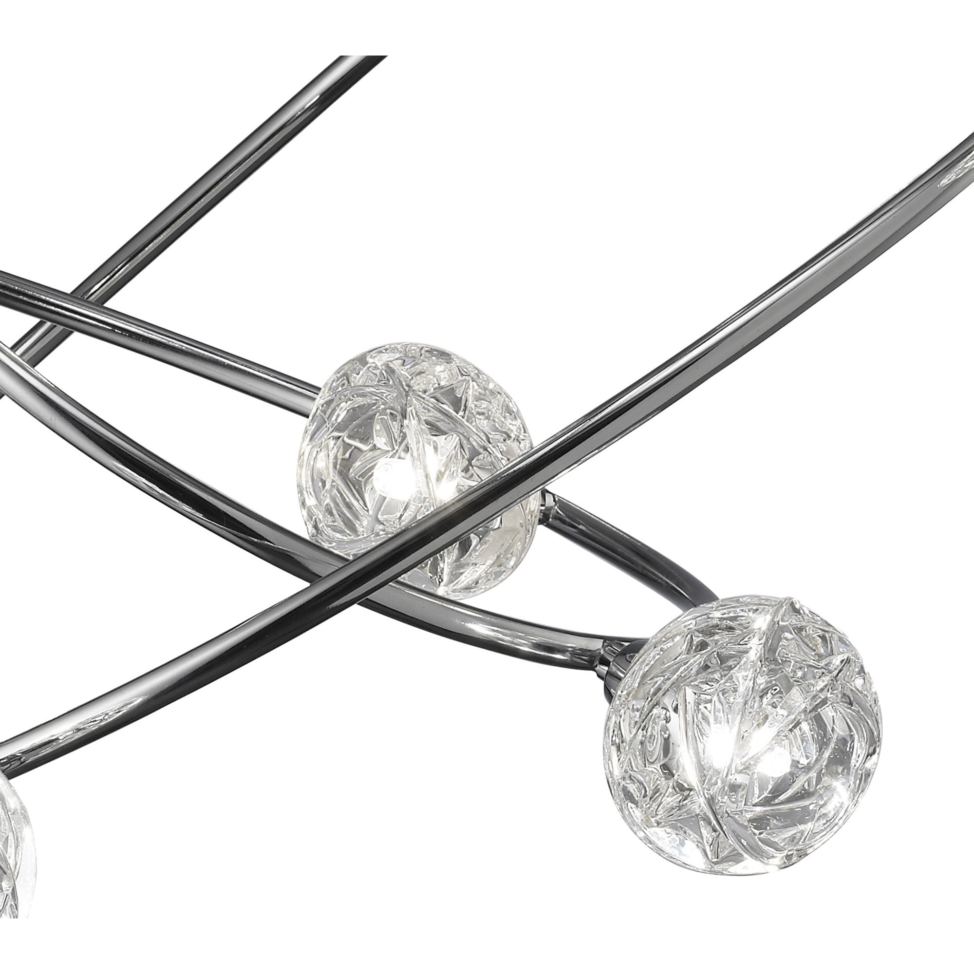 M3940 Maremagnum Ceiling 8 Light G9 Polished Chrome