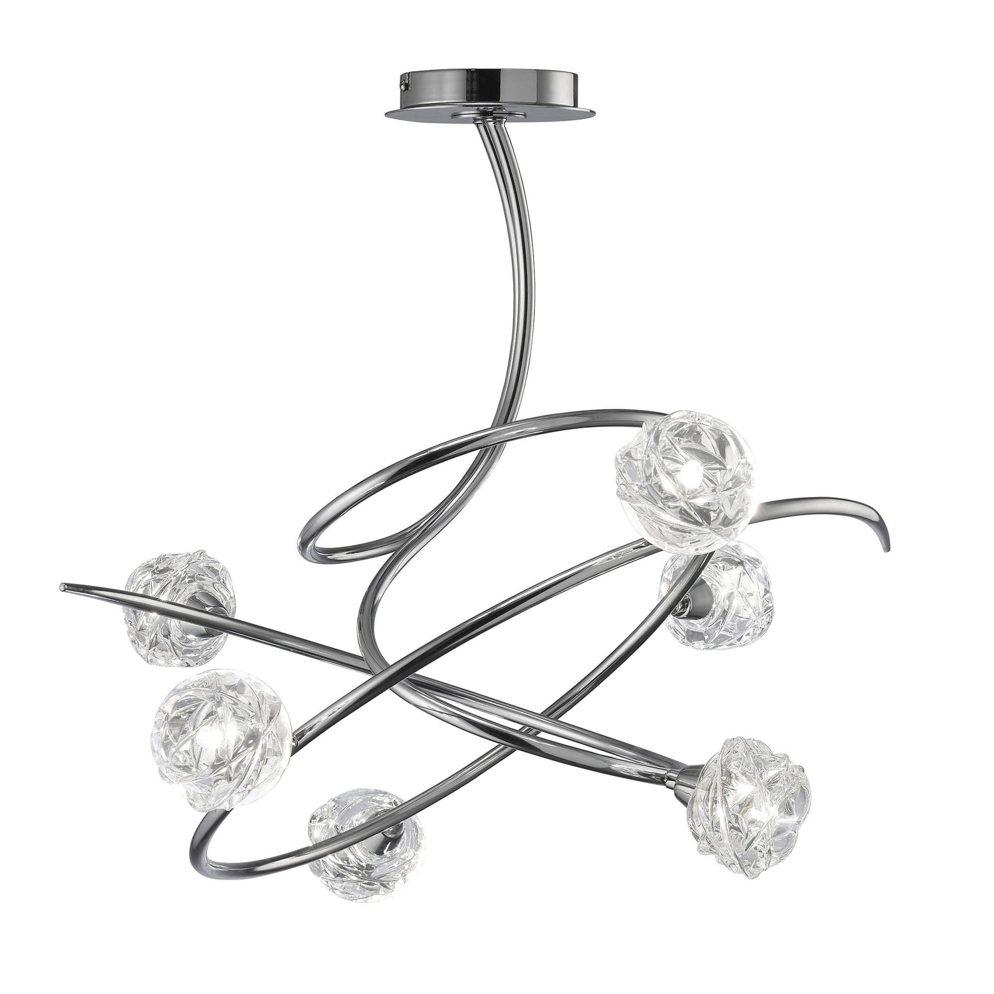 M3941 Maremagnum Ceiling 6 Light G9 Polished Chrome