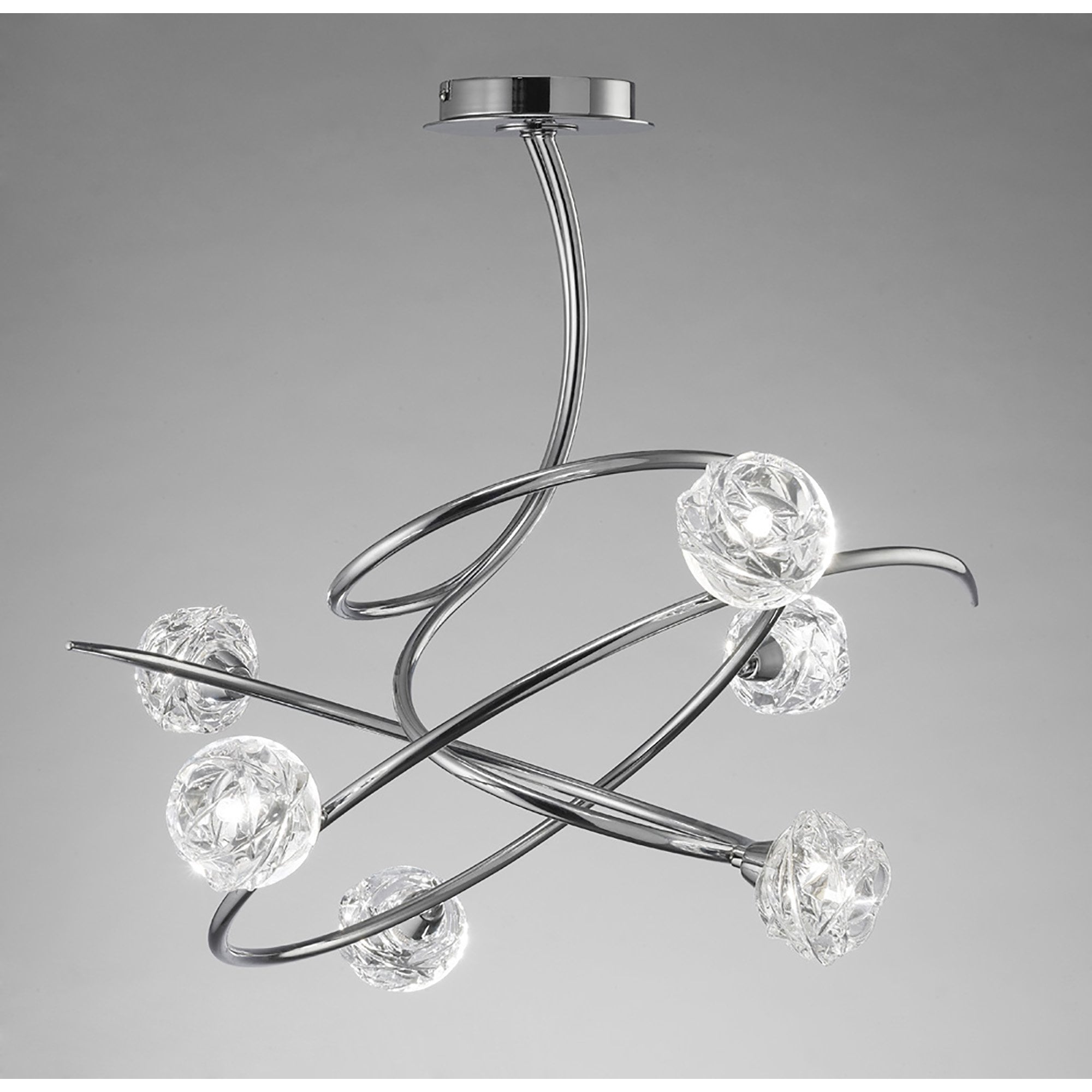 M3941 Maremagnum Ceiling 6 Light G9 Polished Chrome