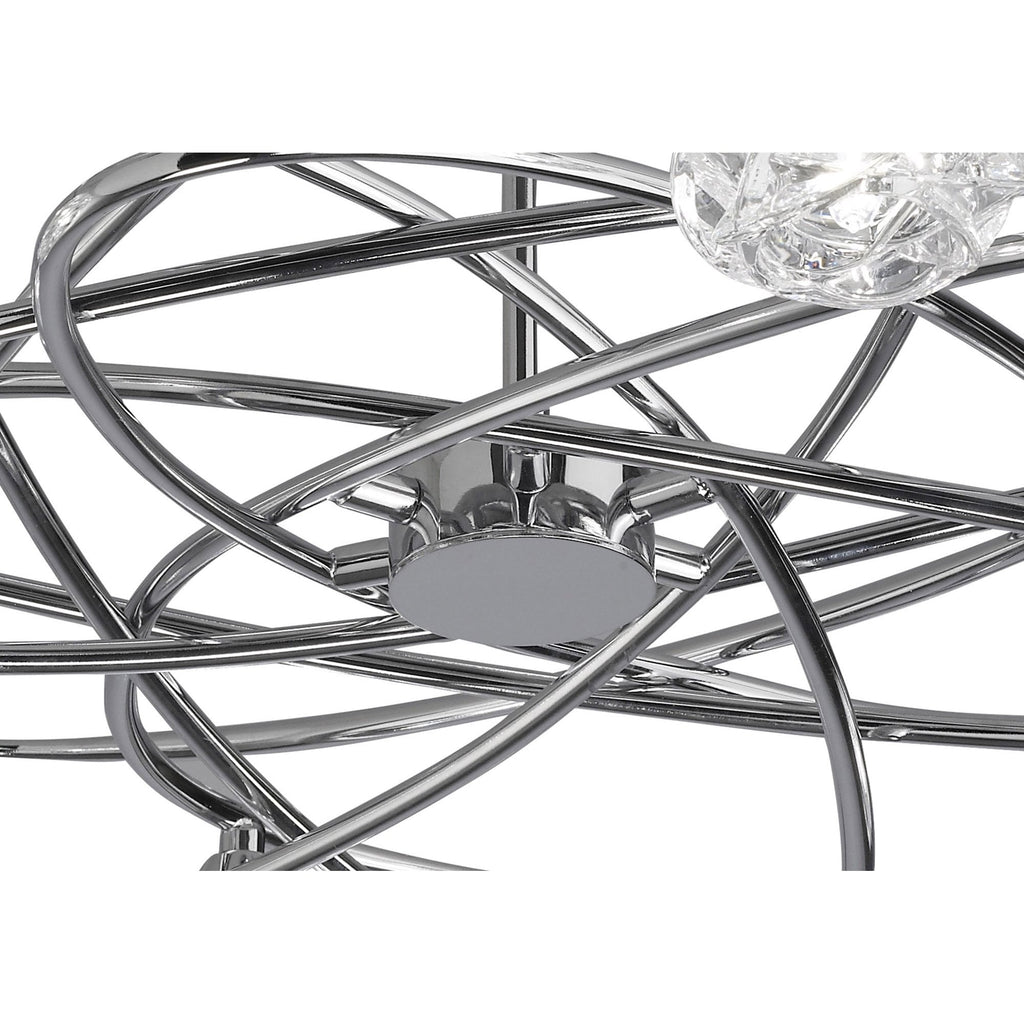 M3942 Maremagnum Telescopic Convertible To Semi Flush 6 Light G9 Polished Chrome