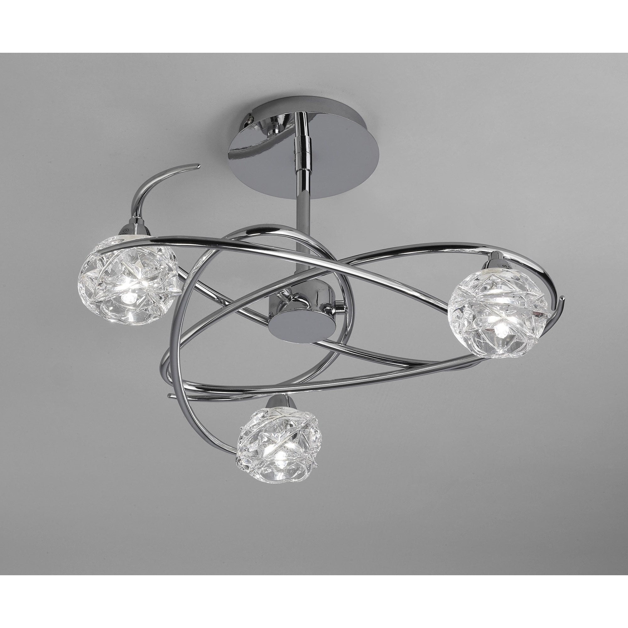 M3944 Maremagnum Ceiling 3 Light G9 Polished Chrome (S)