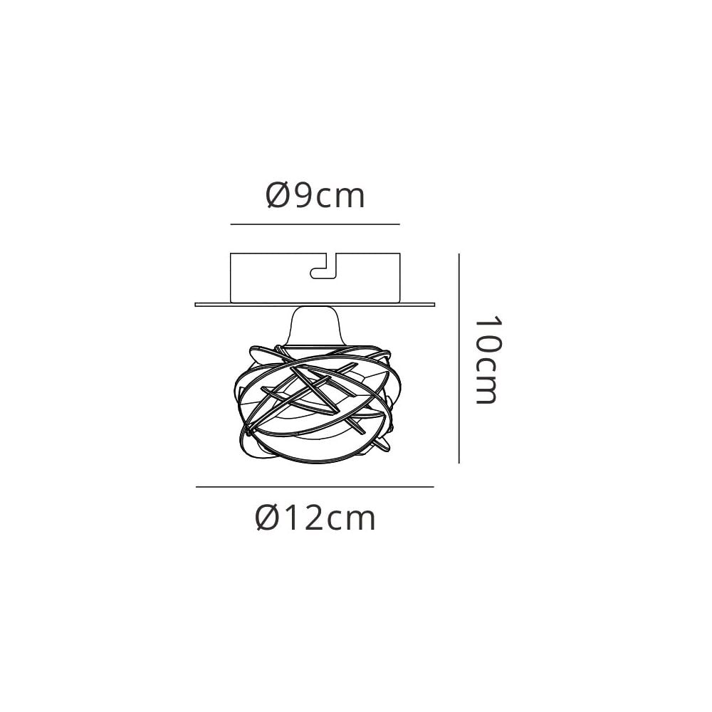 M3945 Maremagnum Ceiling 1 Light G9 Polished Chrome