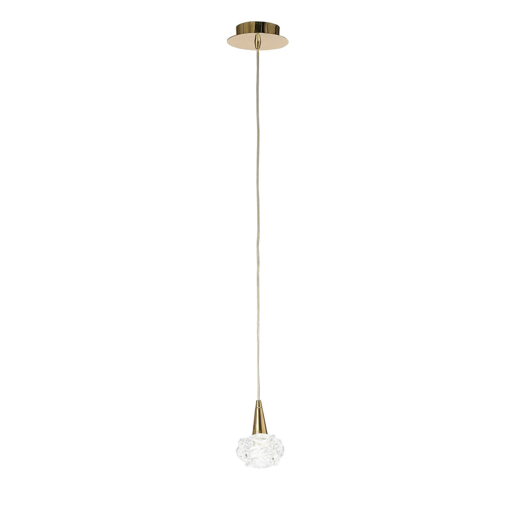 M3946FG Maremagnum Pendant 1 Light G9 French Gold