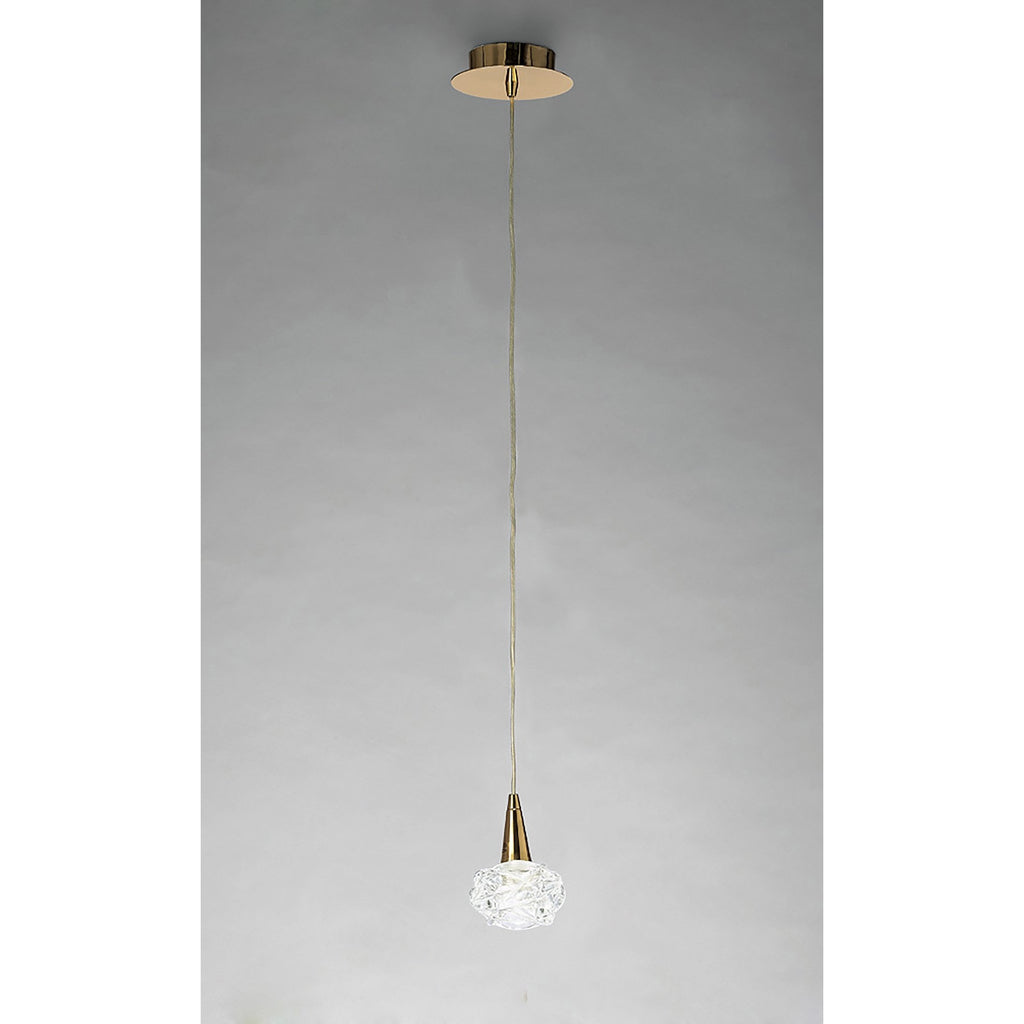 M3946FG Maremagnum Pendant 1 Light G9 French Gold