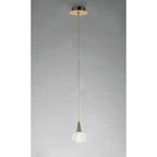 M3946FG Maremagnum Pendant 1 Light G9 French Gold