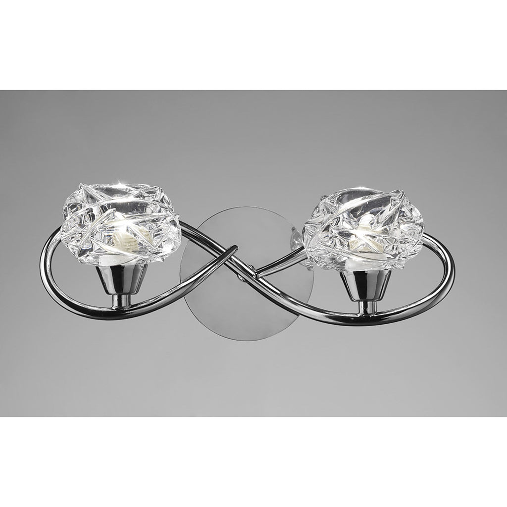 M3947/S Maremagnum Wall Lamp Switched 2 Light G9 Polished Chrome (S)