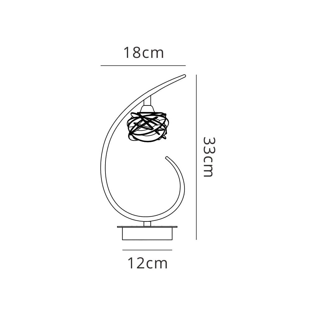 M3949 Maremagnum Table Lamp 1 Light G9 Polished Chrome