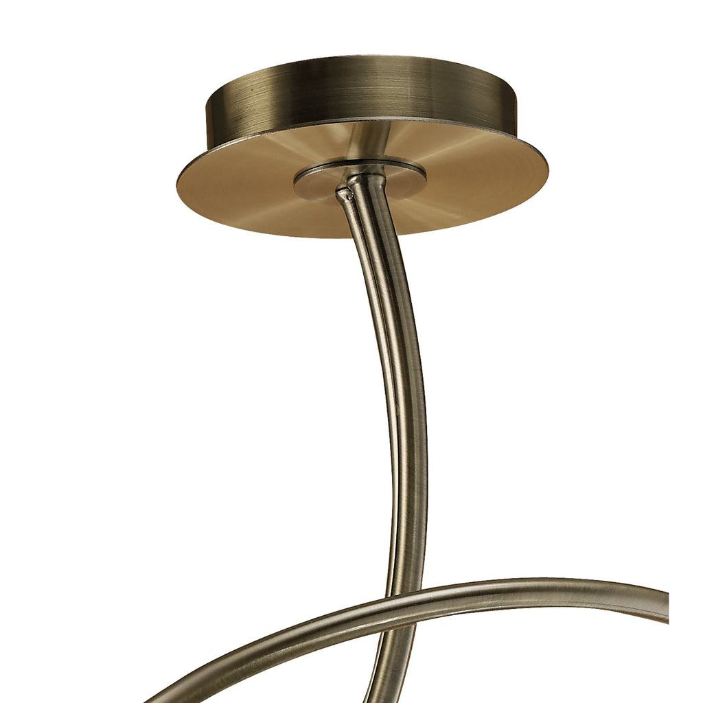 M4071 Maremagnum Ceiling 6 Light G9 Antique Brass