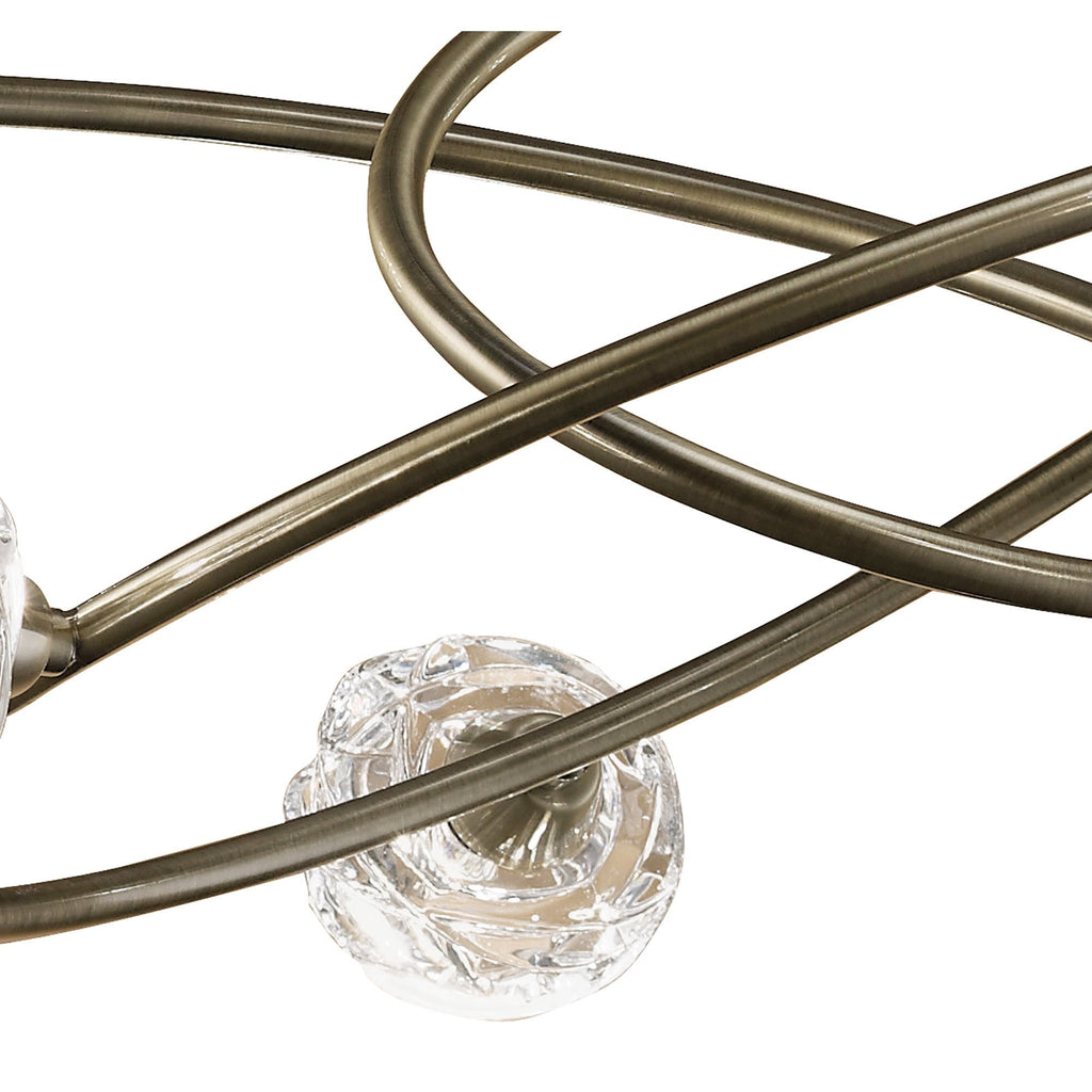 M4071 Maremagnum Ceiling 6 Light G9 Antique Brass