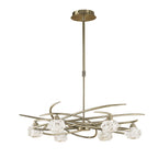 M4072 Maremagnum Telescopic Convertible To Semi Flush 6 Light G9 Antique Brass