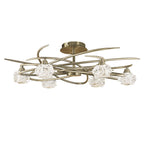 M4072 Maremagnum Telescopic Convertible To Semi Flush 6 Light G9 Antique Brass