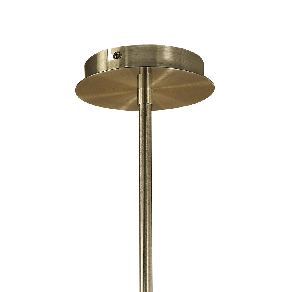 M4072 Maremagnum Telescopic Convertible To Semi Flush 6 Light G9 Antique Brass