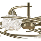 M4073 Maremagnum Ceiling 4 Light G9 Antique Brass (S)
