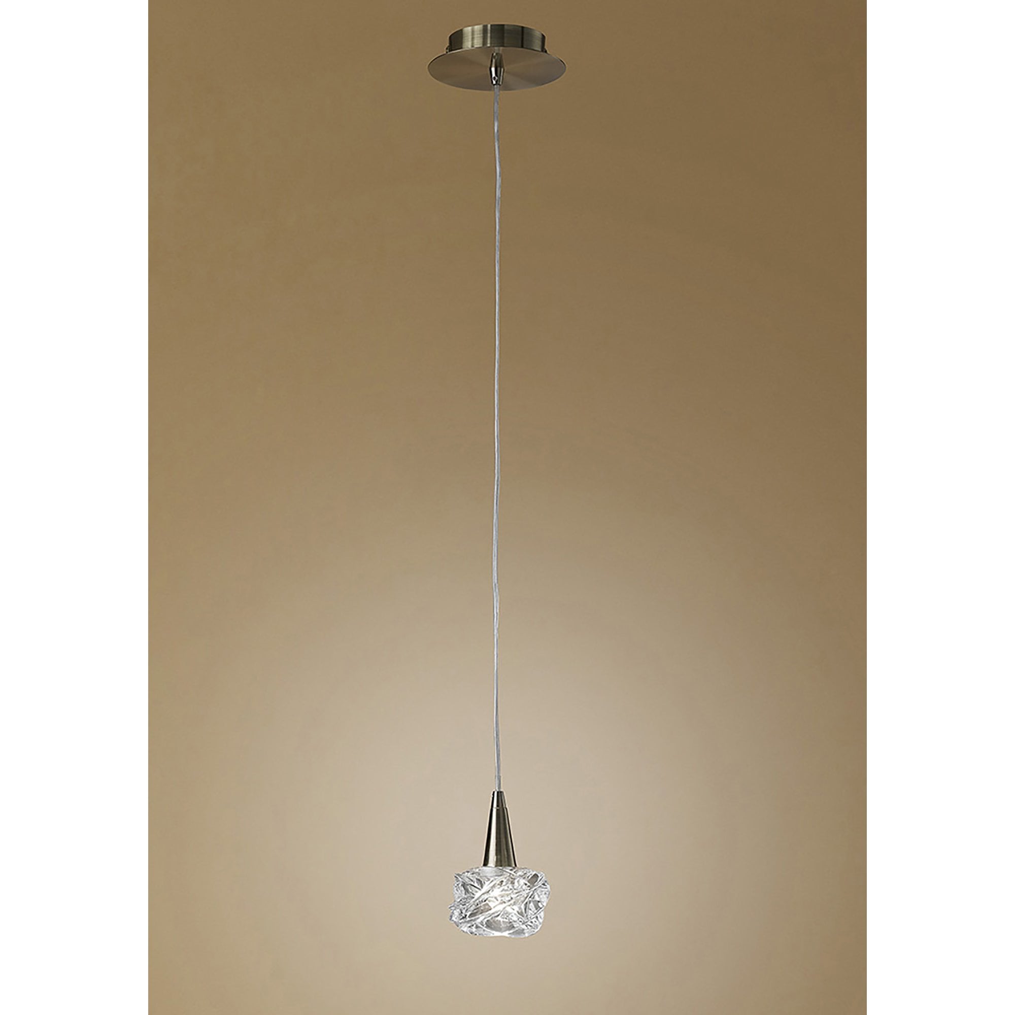 M4076 Maremagnum Pendant 1 Light G9 Antique Brass