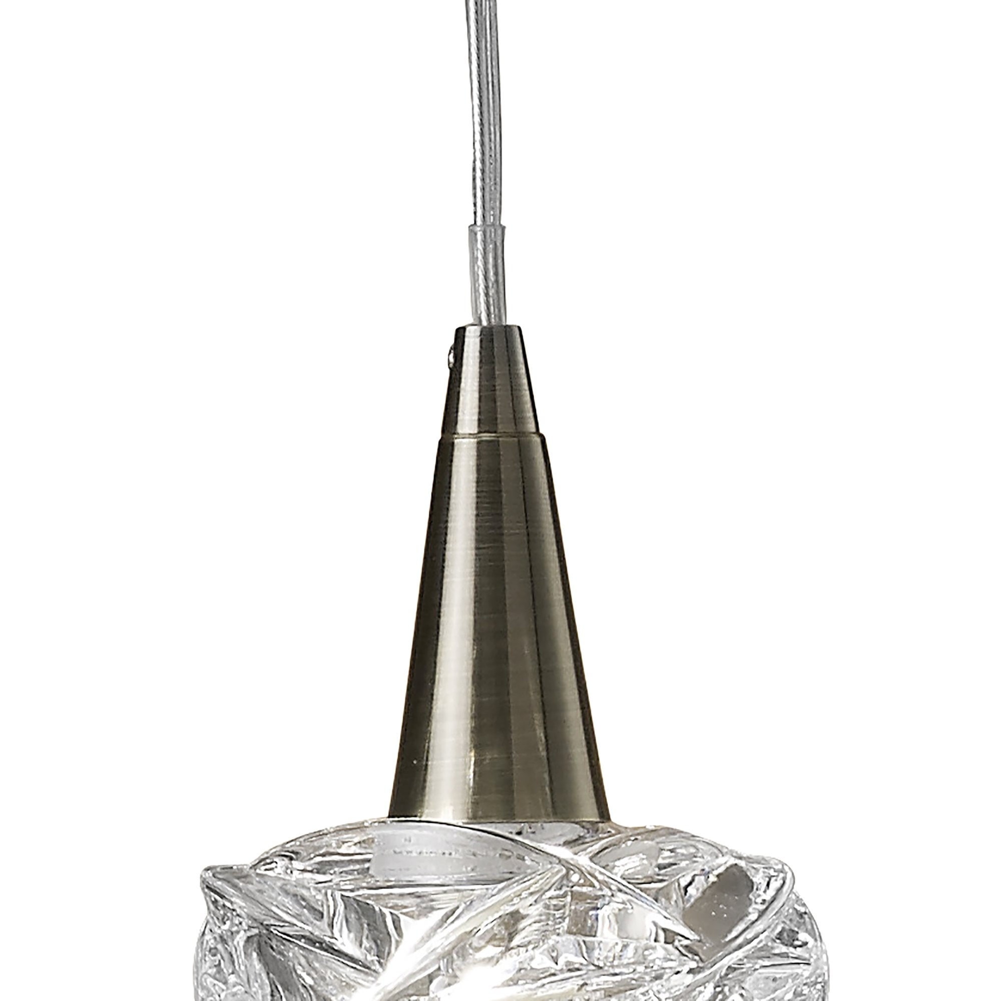 M4076 Maremagnum Pendant 1 Light G9 Antique Brass
