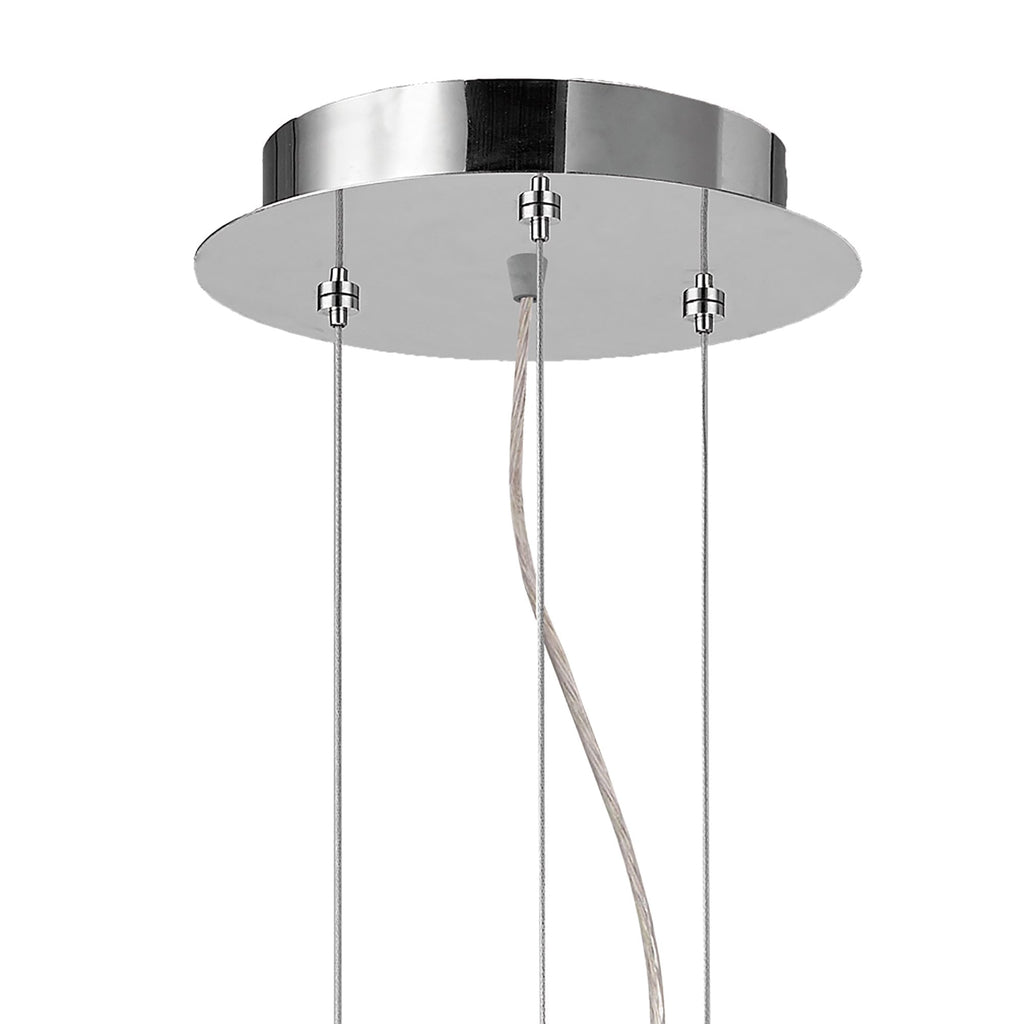 M4811 Maui Pendant 5W+19W LED Beech / Polished Chrome