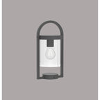 M6550 Maya Outdoor Pedestal Lamp 1 Light Anthracite