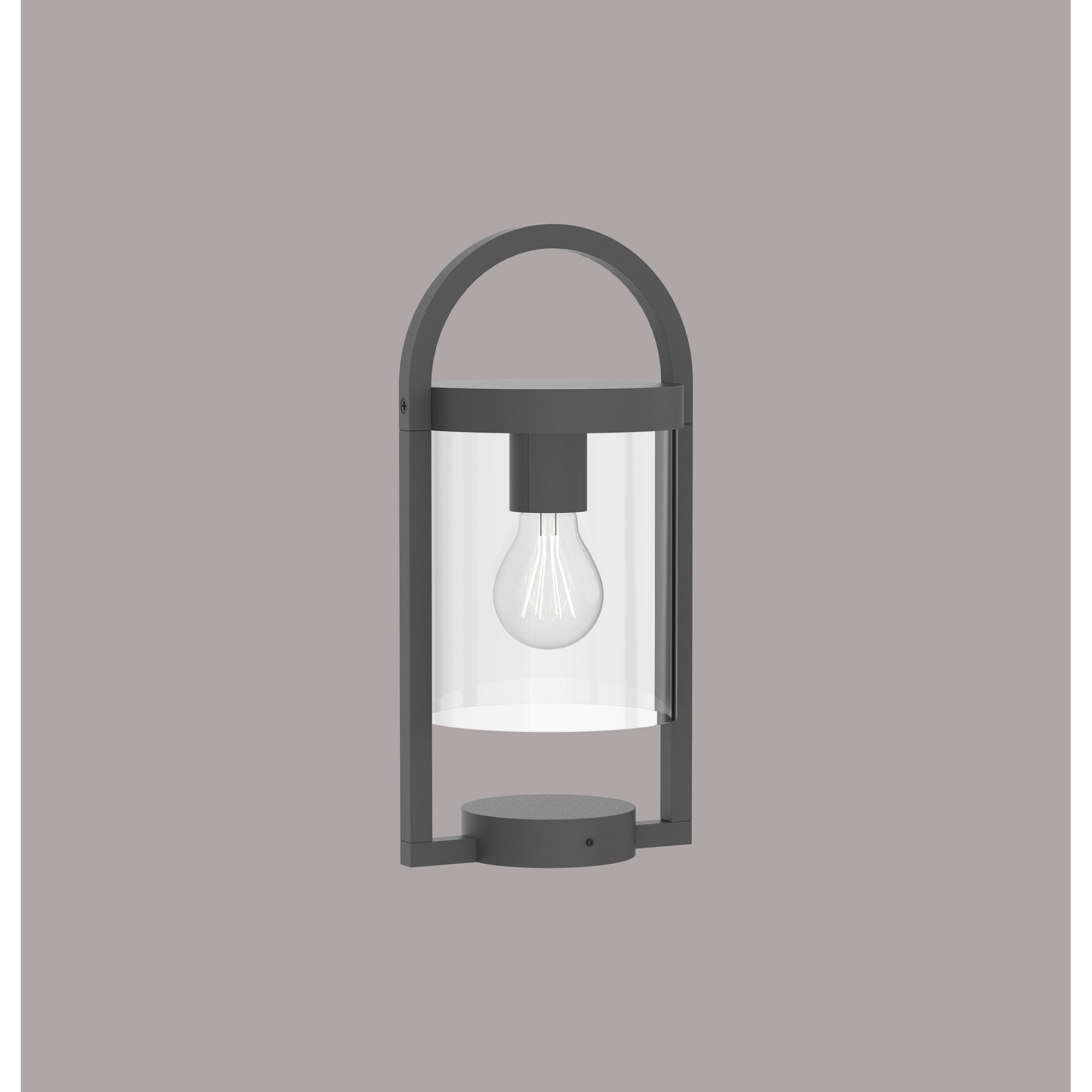 M6550 Maya Outdoor Pedestal Lamp 1 Light Anthracite