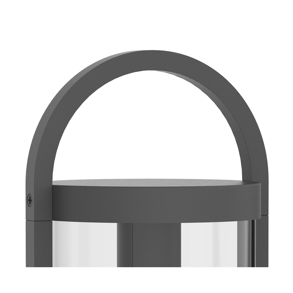 M6550 Maya Outdoor Pedestal Lamp 1 Light Anthracite
