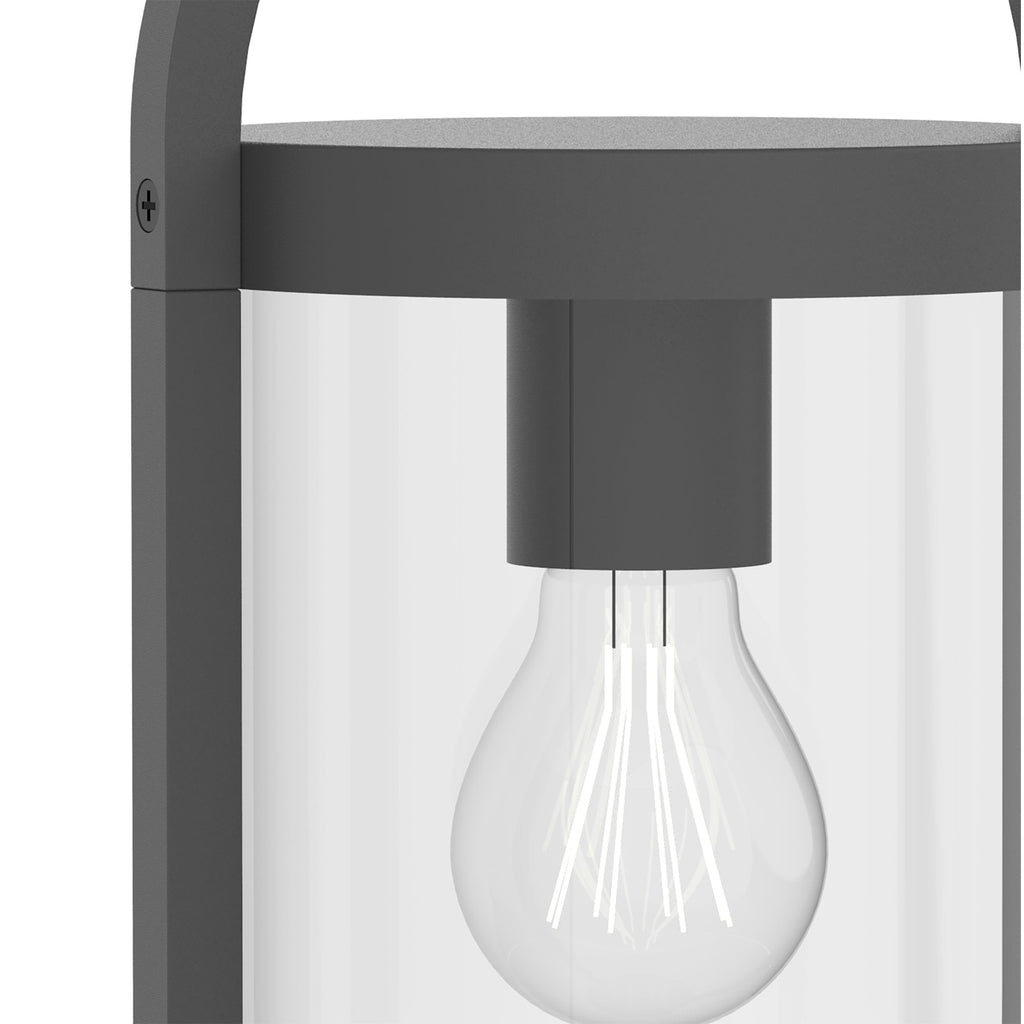 M6550 Maya Outdoor Pedestal Lamp 1 Light Anthracite