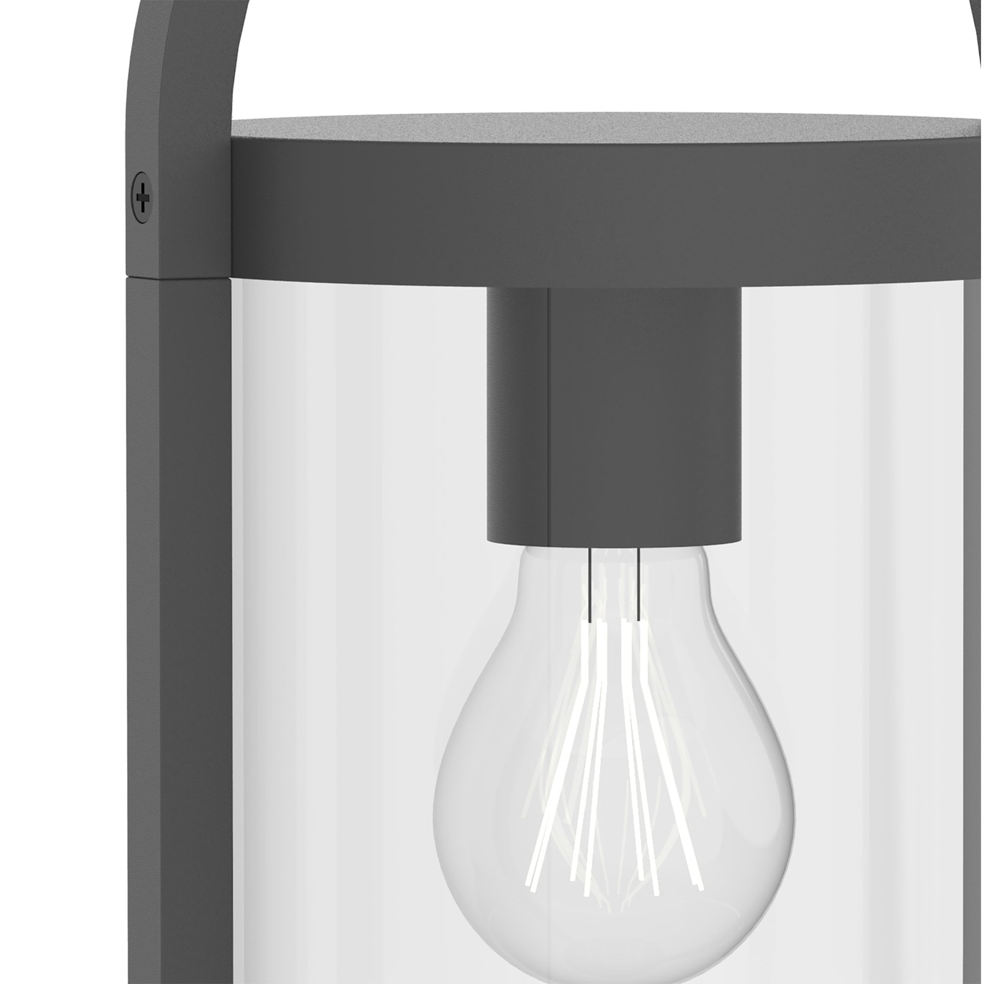 M6550 Maya Outdoor Pedestal Lamp 1 Light Anthracite