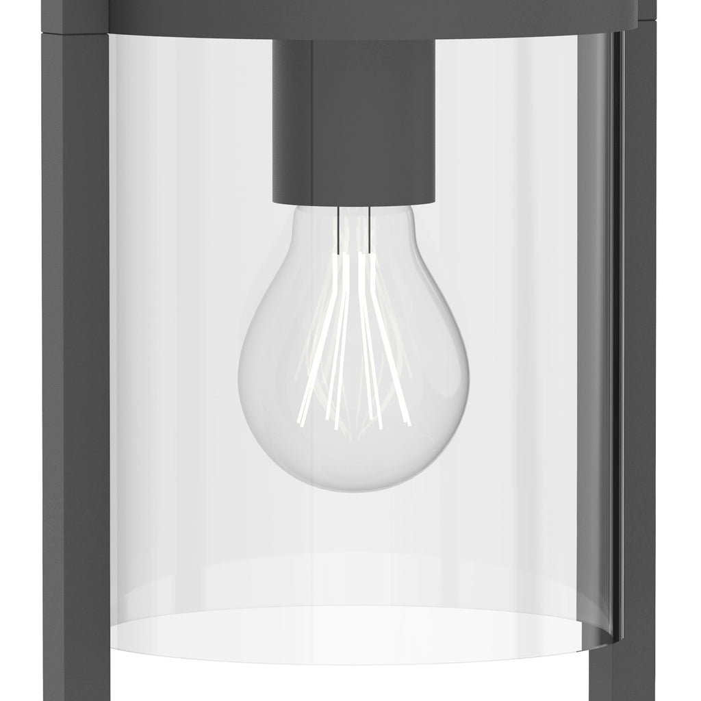 M6550 Maya Outdoor Pedestal Lamp 1 Light Anthracite