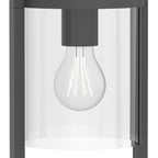 M6550 Maya Outdoor Pedestal Lamp 1 Light Anthracite