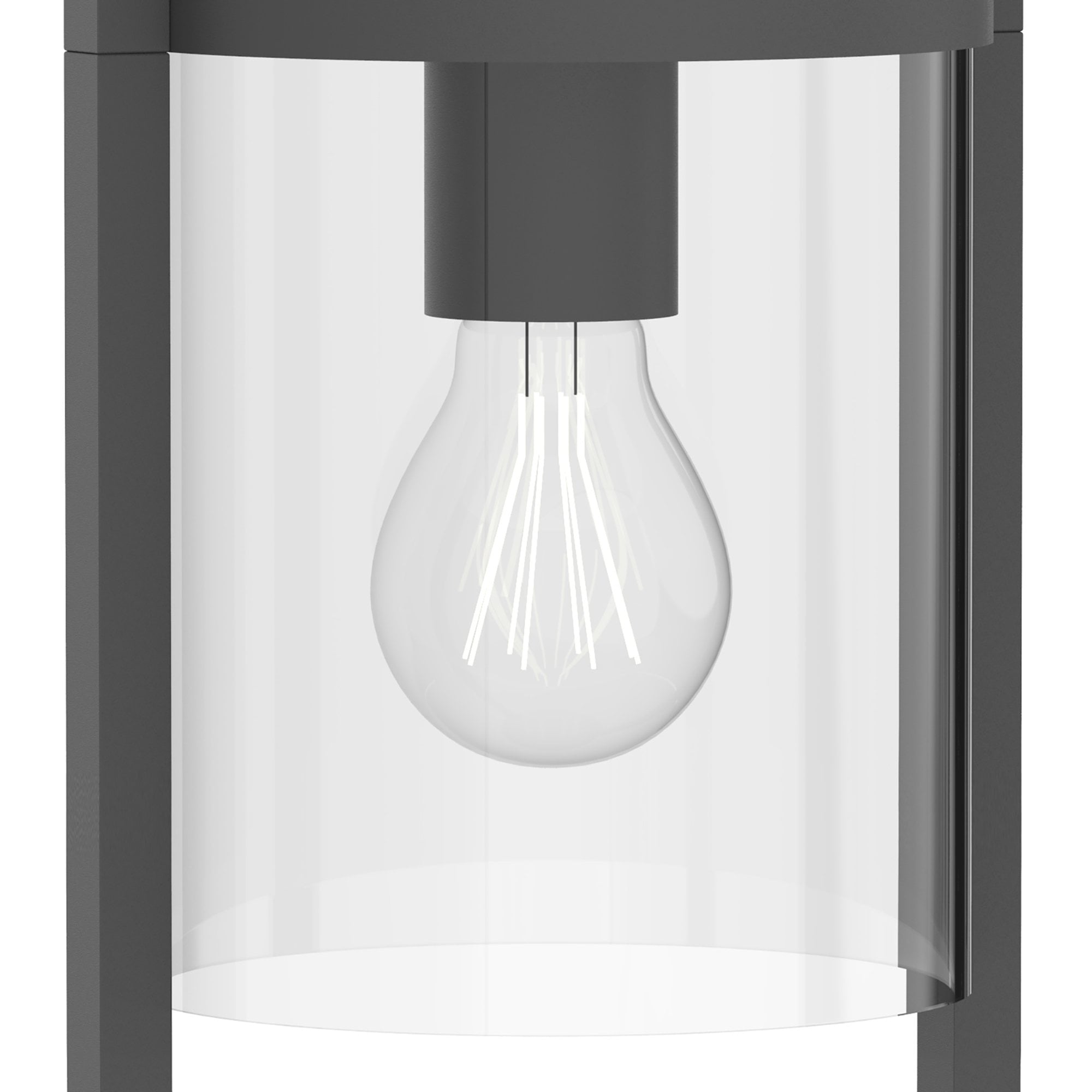 M6550 Maya Outdoor Pedestal Lamp 1 Light Anthracite