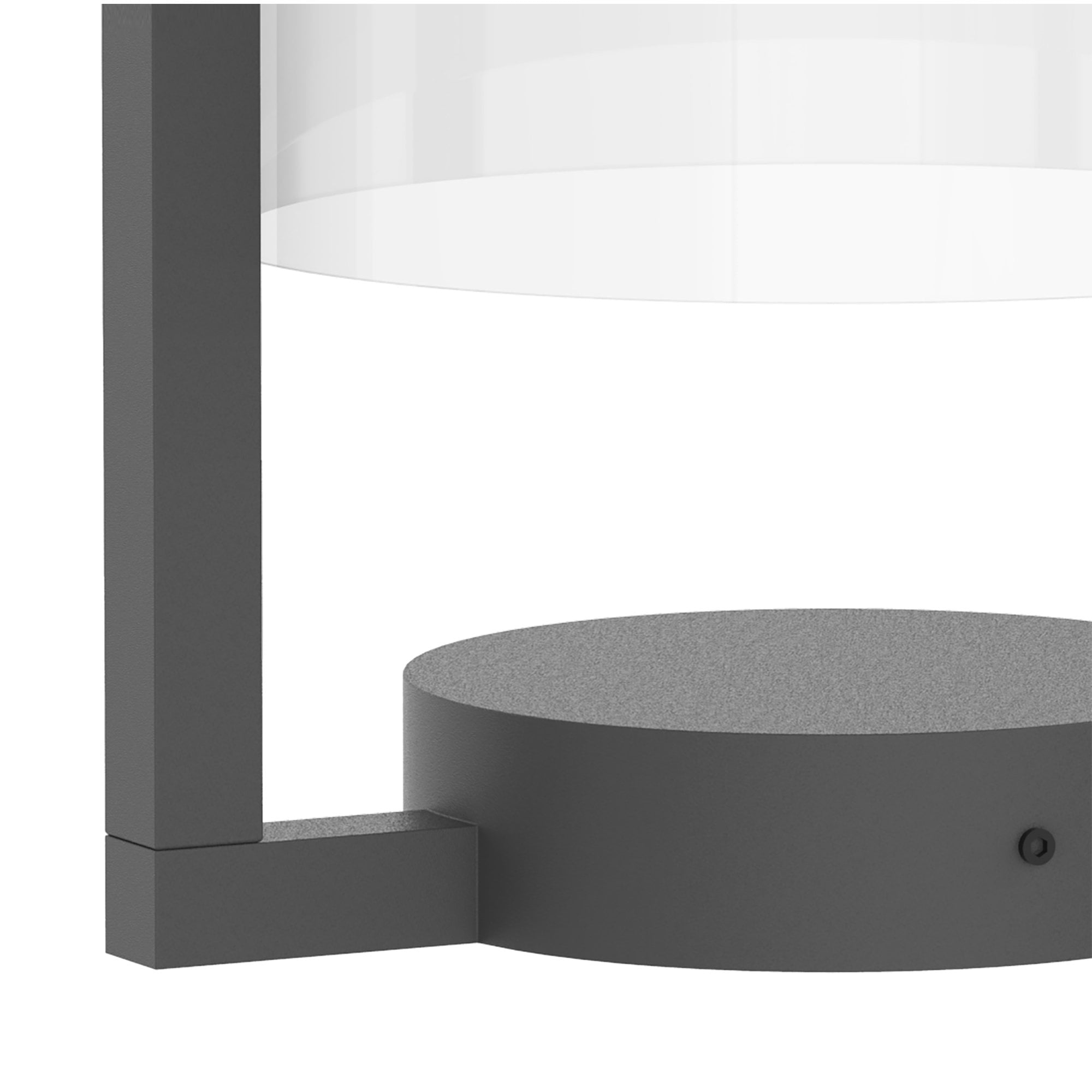M6550 Maya Outdoor Pedestal Lamp 1 Light Anthracite