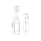 M6552 Maya Outdoor Wall Lamp 1 Light Anthracite
