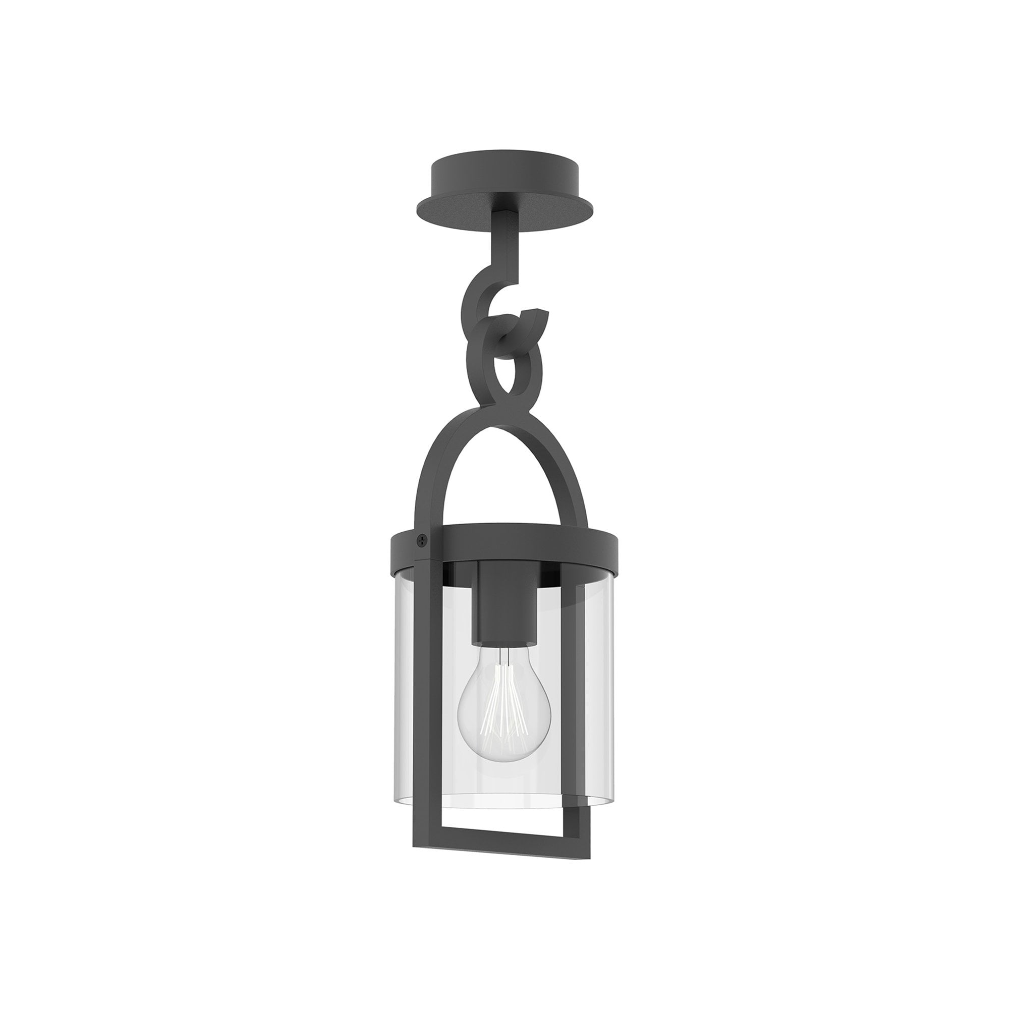 M6553 Maya Outdoor Ceiling 1 Light Anthracite