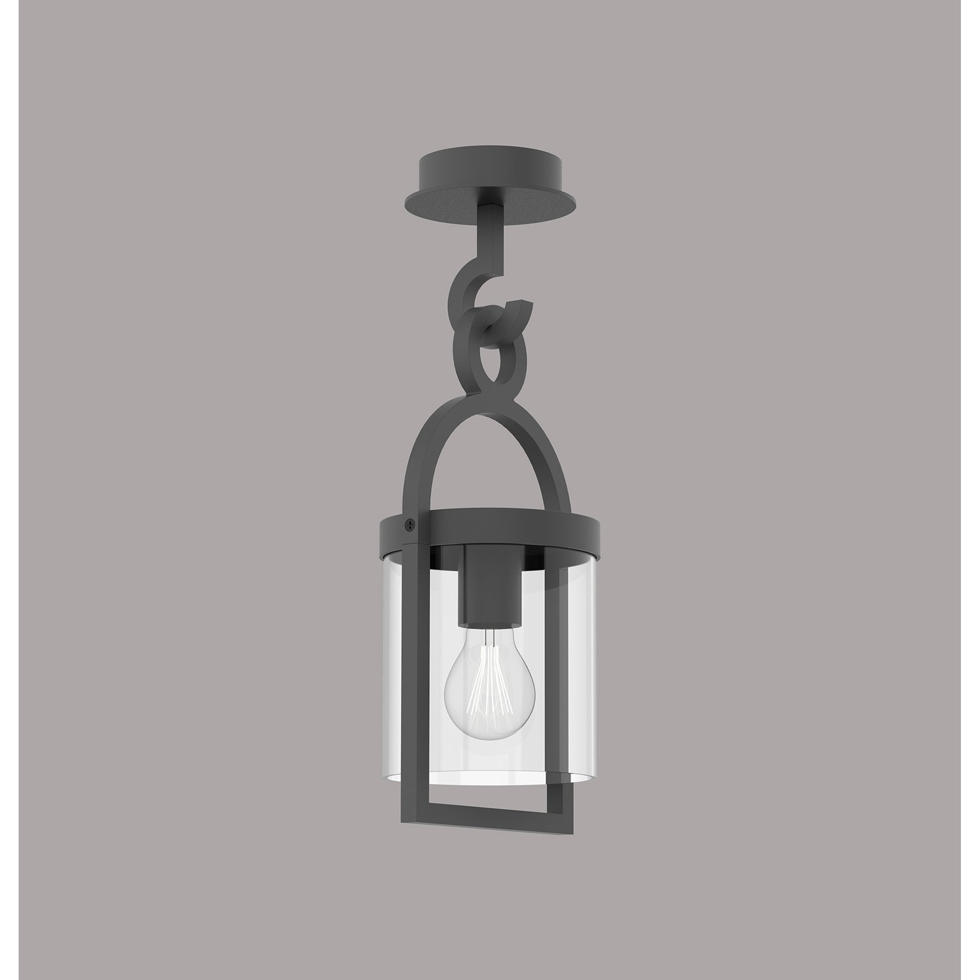M6553 Maya Outdoor Ceiling 1 Light Anthracite