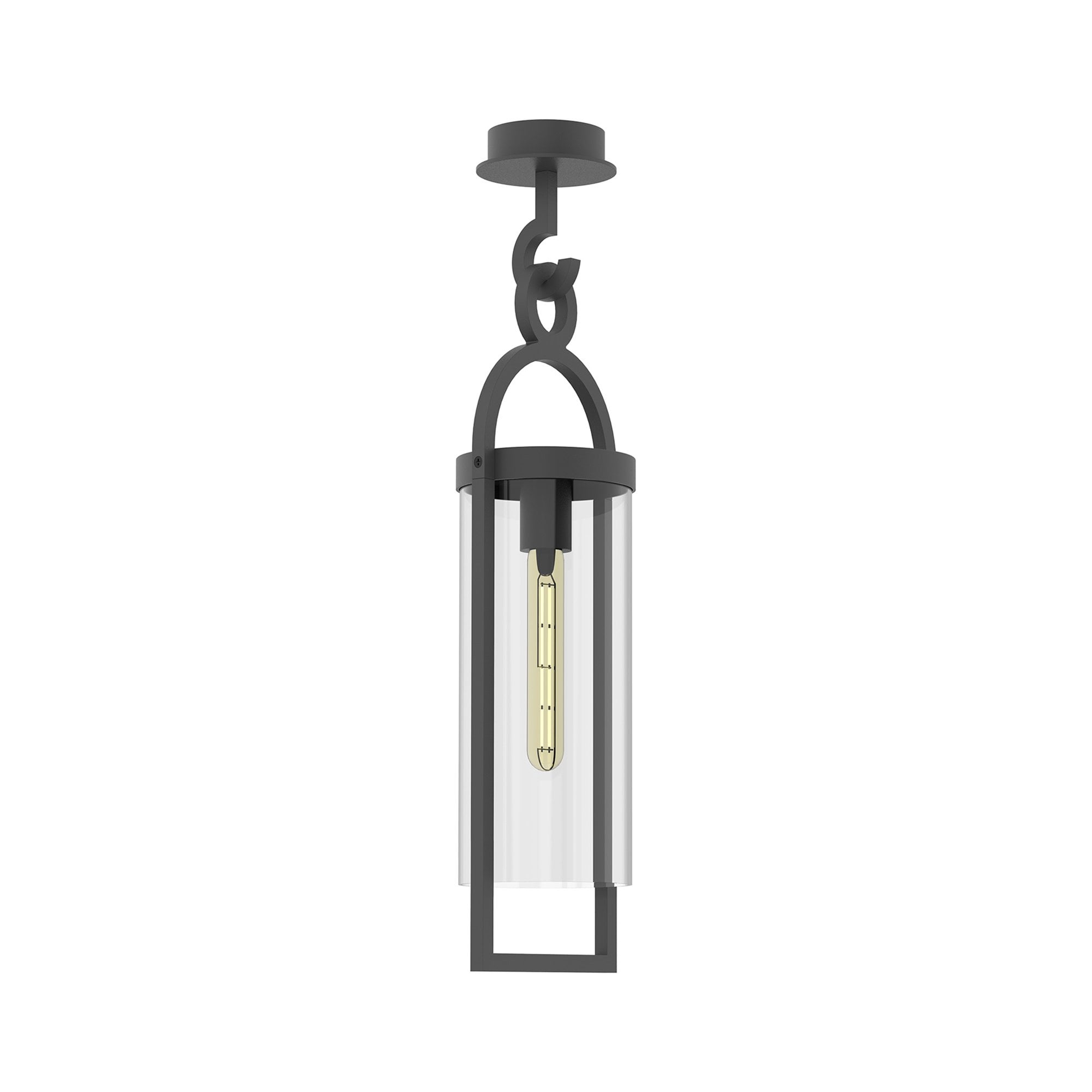 M6554 Maya Outdoor Ceiling 1 Light Anthracite