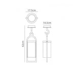 M6554 Maya Outdoor Ceiling 1 Light Anthracite