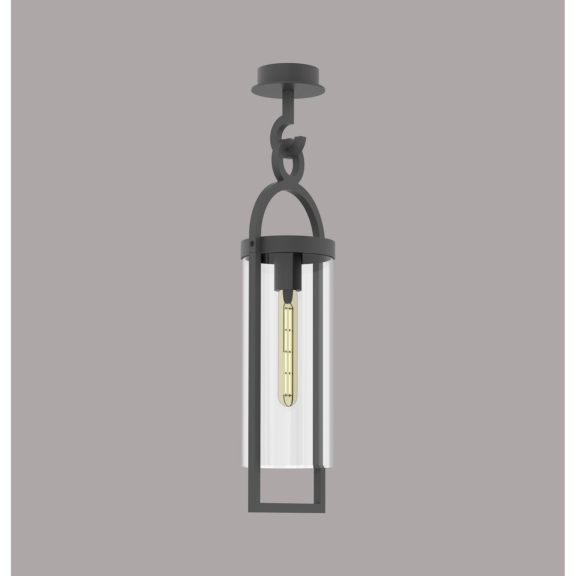 M6554 Maya Outdoor Ceiling 1 Light Anthracite